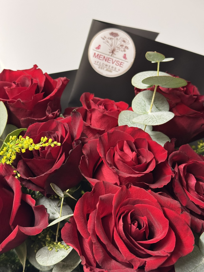 SENİ SEVEN (7) Kırmızı Gül Buketi