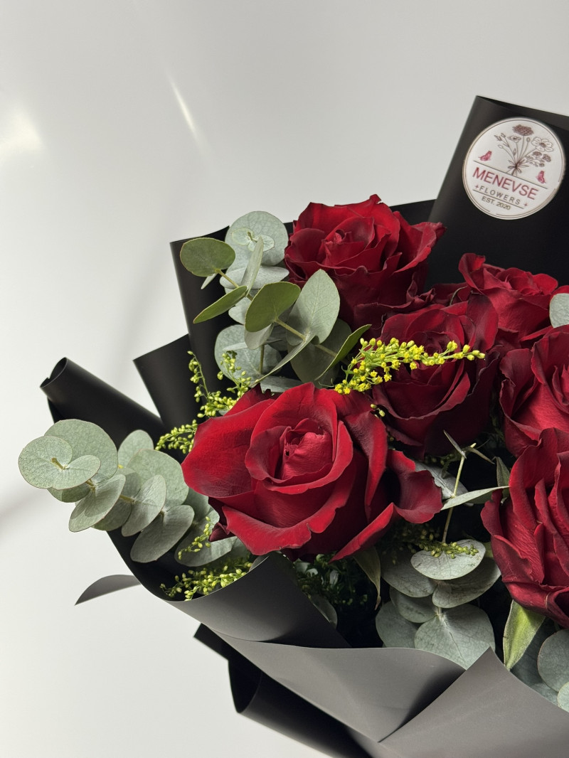 SENİ SEVEN (7) Kırmızı Gül Buketi