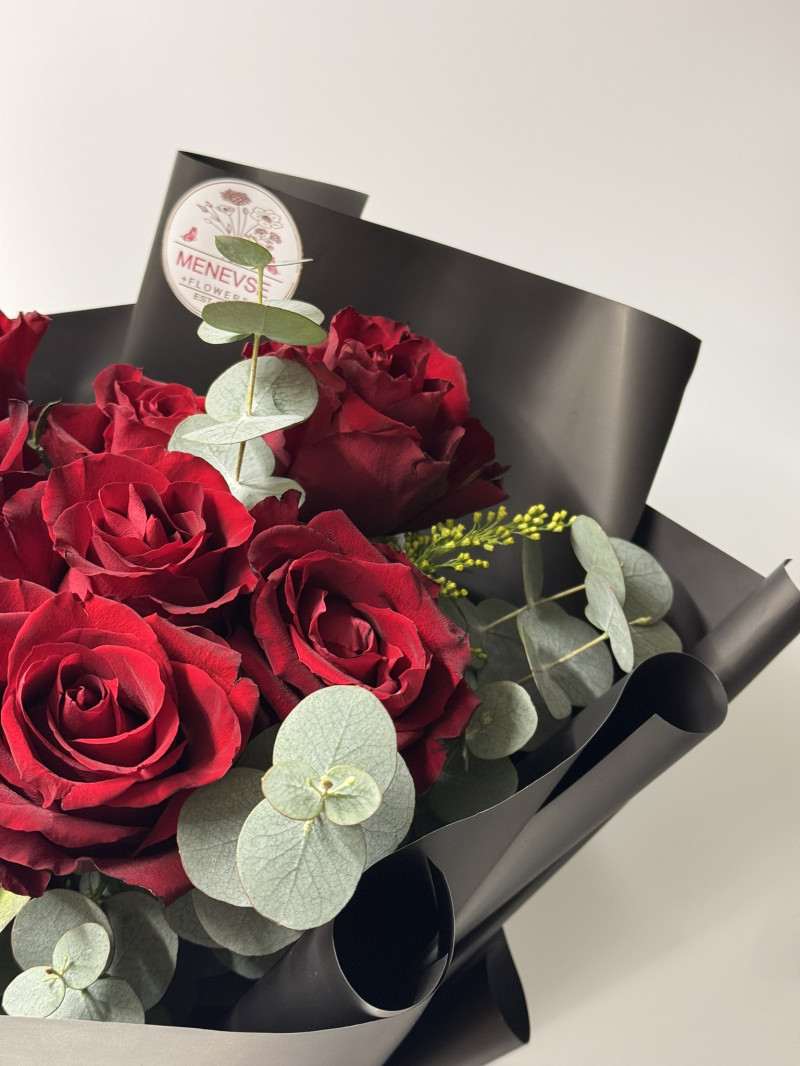 SENİ SEVEN (7) Kırmızı Gül Buketi